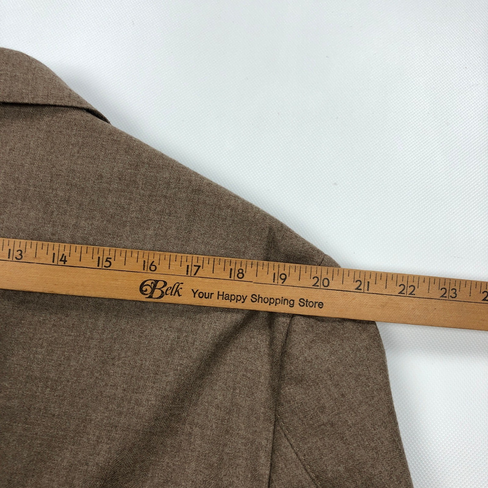 Pini Parma Loro Piana Pecora Nera Wool Blazer Taupe Italy Sz 48 US Unstructured