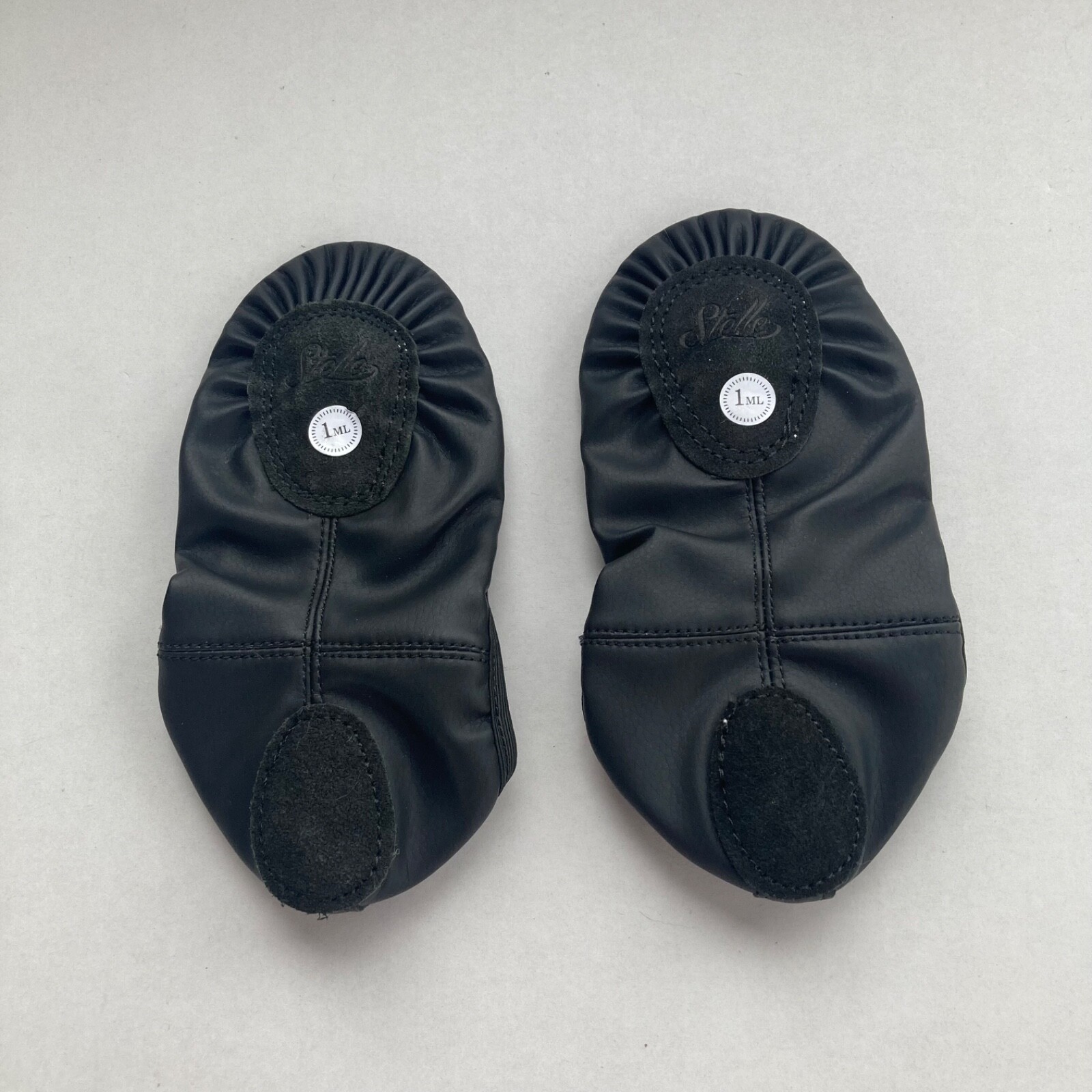 Stelle stretch canvas split sole ballet dance shoes 1m 7 1/2 in toe to heal