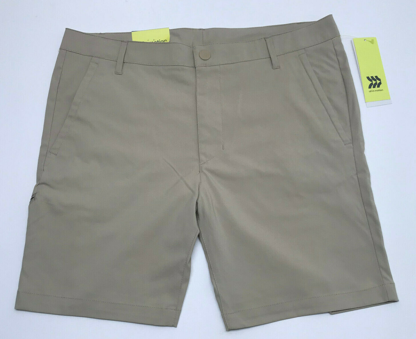 Men’s Cargo Golf Shorts – All in Motion Khaki, Navy, Grey Or Black Size 38
