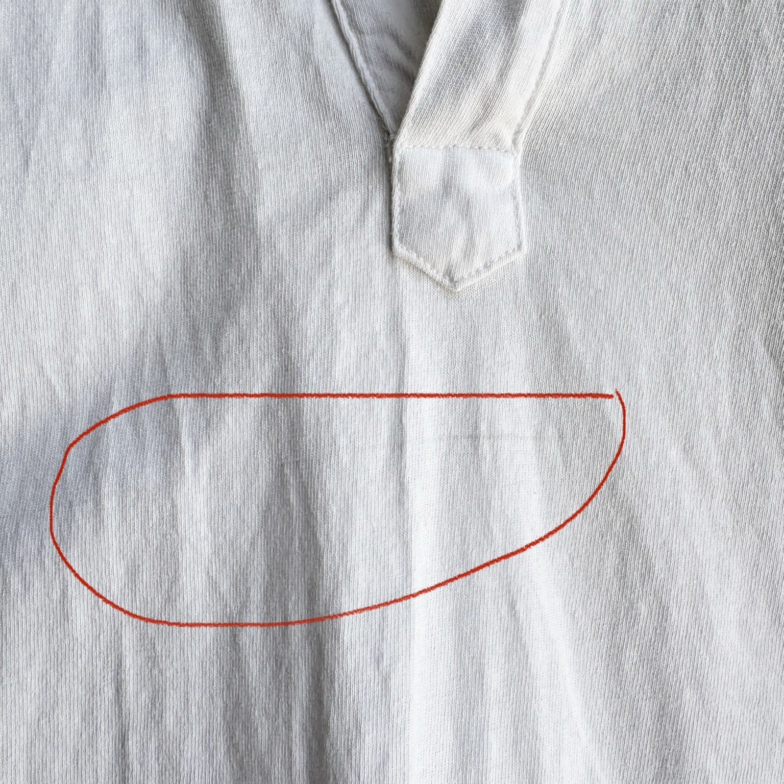 Frank & Eileen Patrick Popover Henley White Size Small 100% Cotton Relaxed USA