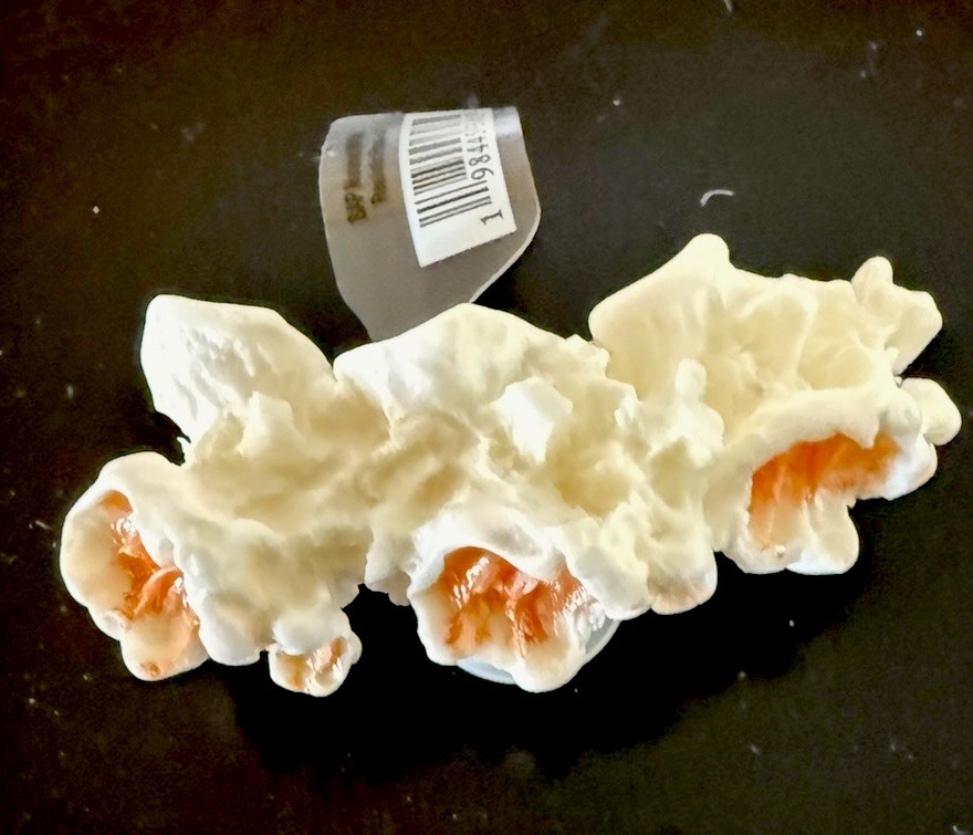 Realistic 3D Popcorn Crocs Jibbitz Charm Authentic