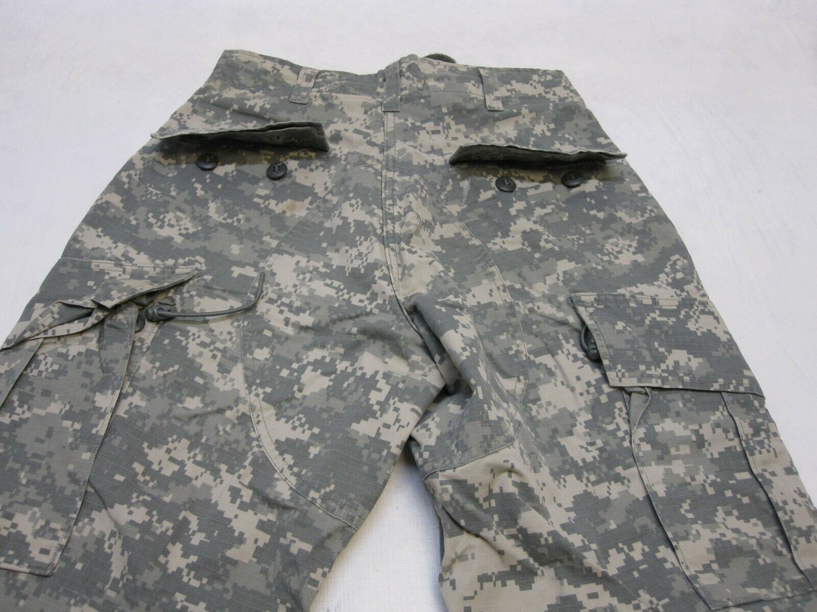 USGI ARMY ISSUE ACU DIGITAL COMBAT UNIFORM PANTS 50/50 COTTON/NYLON BOTTOMS USED
