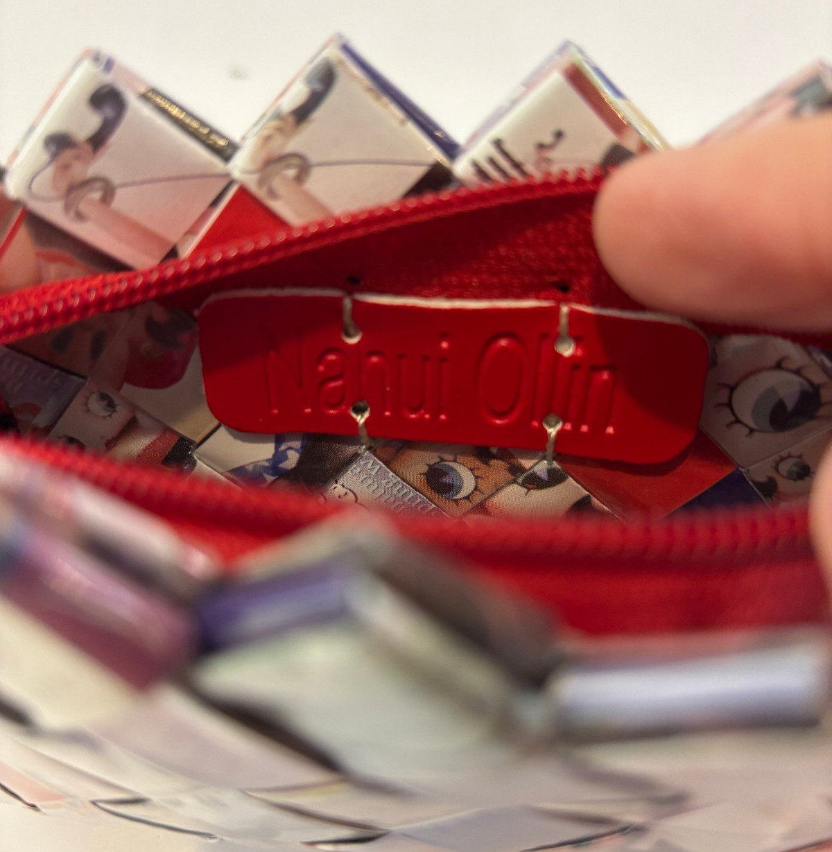 Nahui Ollin Betty Boop Candy Wrapper Wristlet Wallet