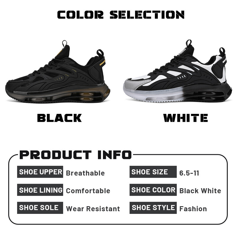 Men’s Athletic Running Casual Sneakers Fashion Sports Tennis Shoes Walking Gym