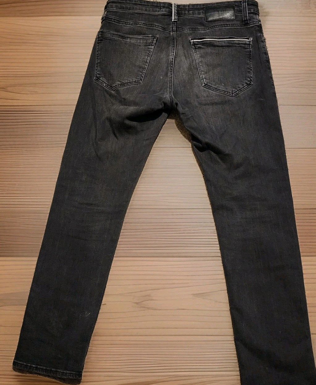 Mavi Premium Jeans Luxe 31 x 30 Marcus Slim Straight Black Stretch Denim Jeans