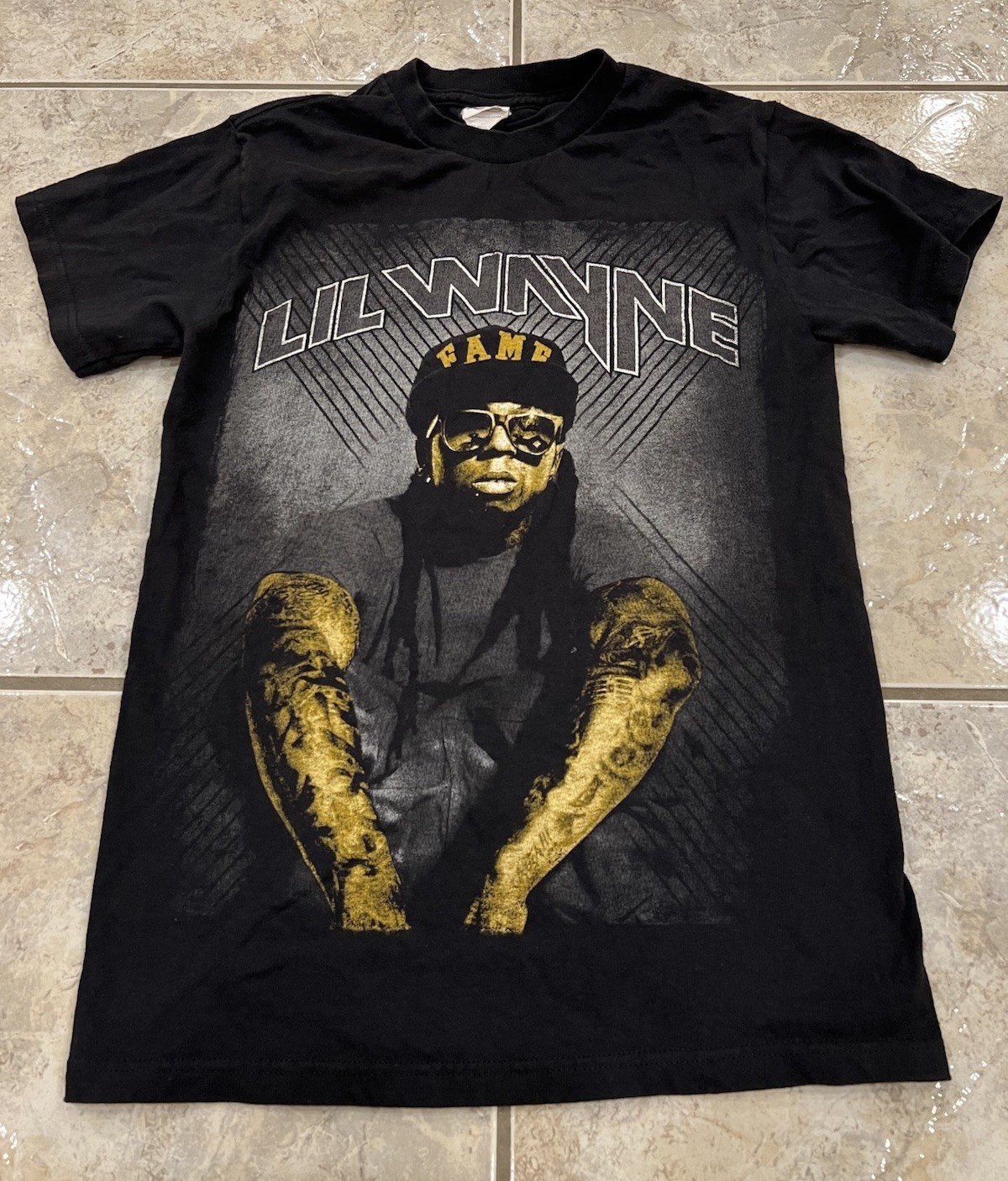 Lil Wayne T-Shirt Tour 2011 Double Sided Small I Am Still Music Concert Delta