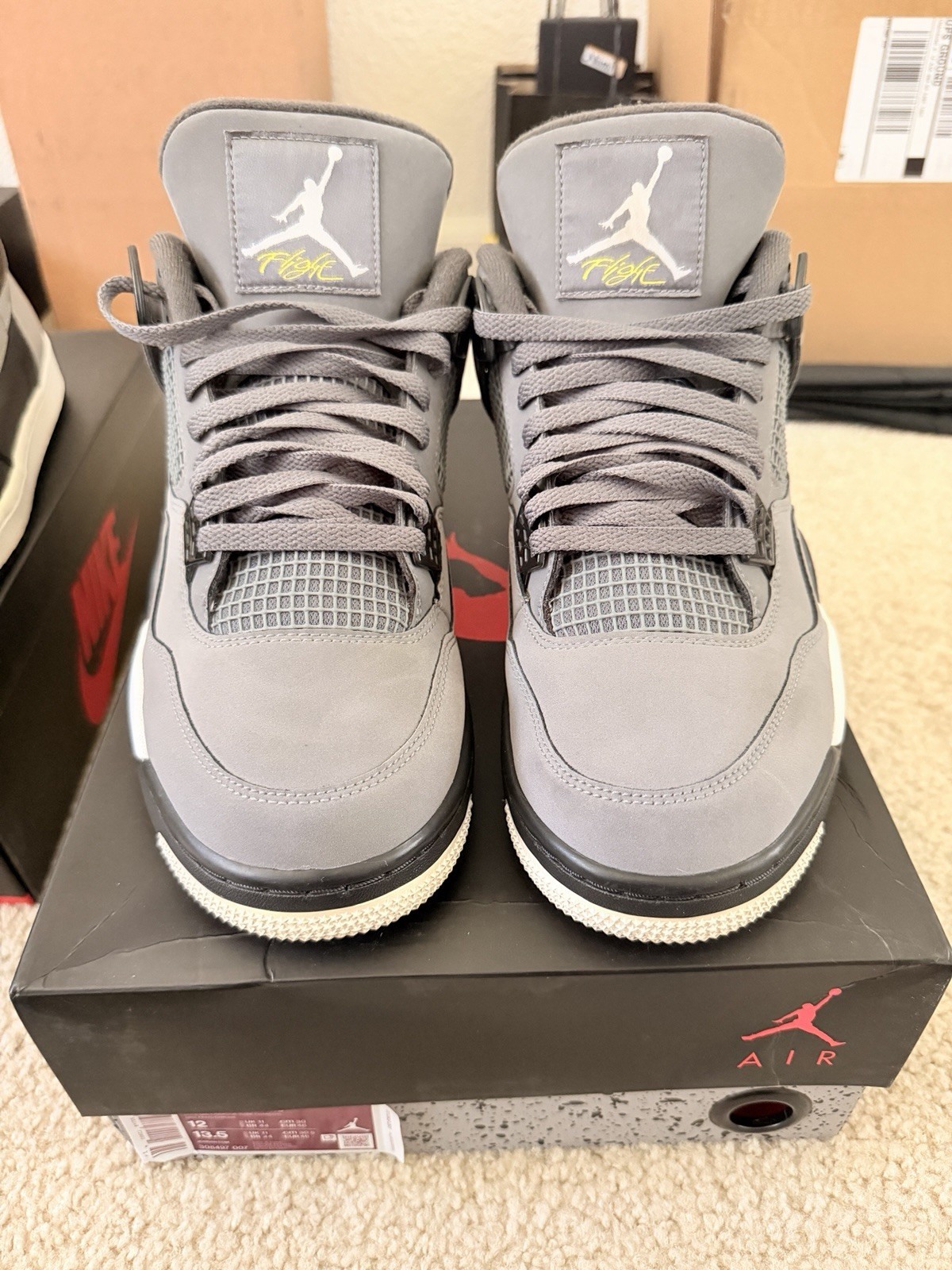 Size 12 – Jordan 4 Retro Low Cool Grey