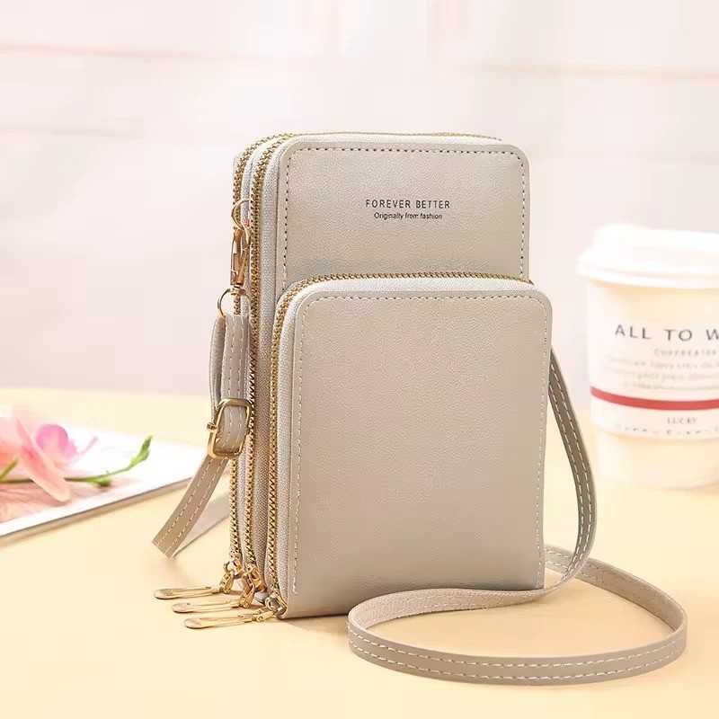 Small Crossbody Cell Phone Purse with Large Touch Screen for Women Mini Handbag