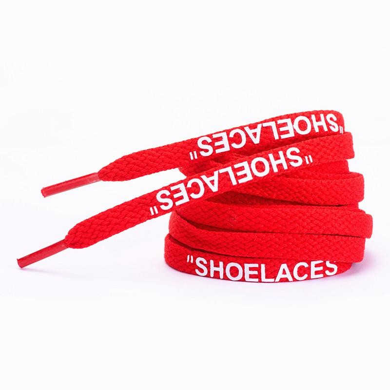 Silicone Printing Shoelaces with Zip Tie Off White The Ten Shoelaces for Sneaker