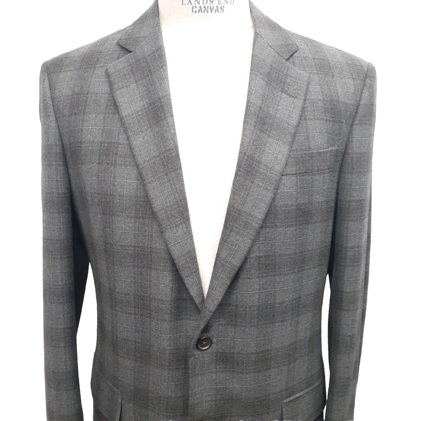 Brooks Brothers Jacket Mens 40 41 Long Wool Cashmere E Thomas Blazer Sport Coat