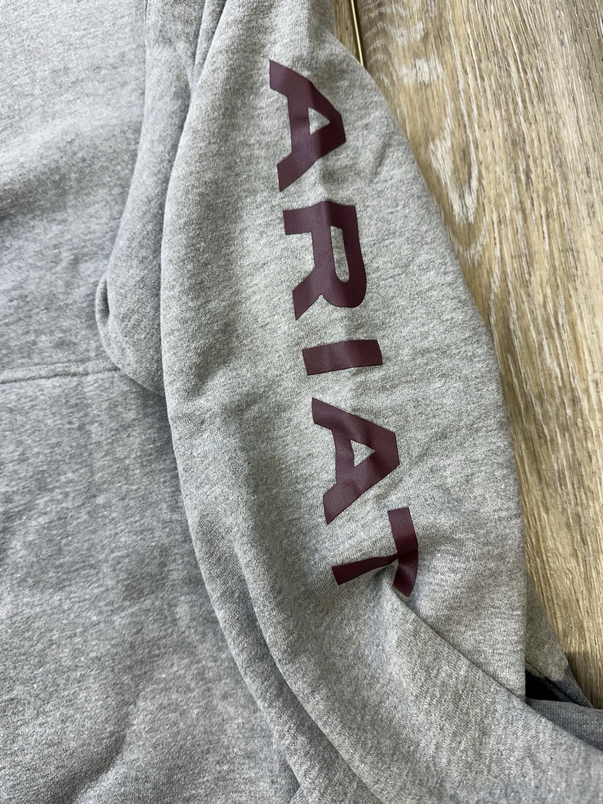 Ariat Men’s Lightweight Logo Hoodie Sweatshirt 10040817 Grey Size: XL