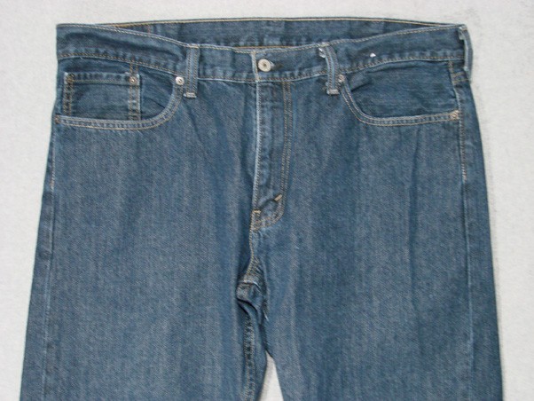 TD15439 2013 **LEVI’S** 514 STRAIGHT LEG JEANS 38×30 (msr 38″x30″) DARK BLUE