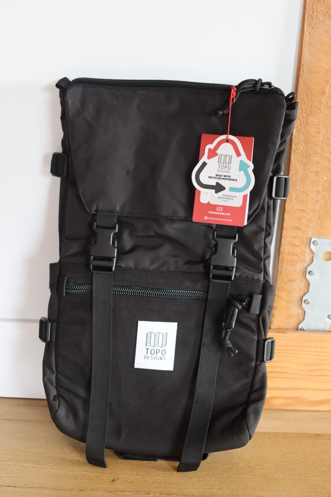 Topo Designs Rover Pack Classic Black Daily Daypack New Tags Iconic Heritage USA