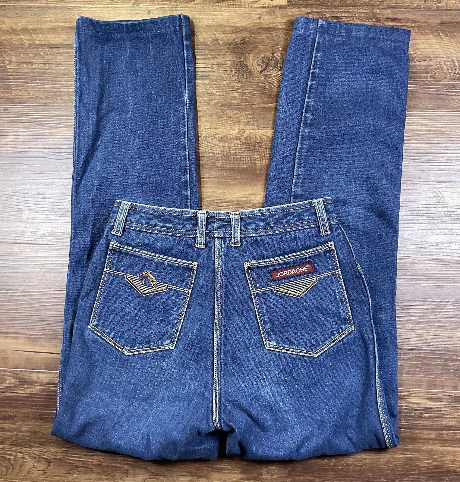 Vintage 80s Jordache Horse Head Jeans Straight Leg High Waist Women’s 28×29