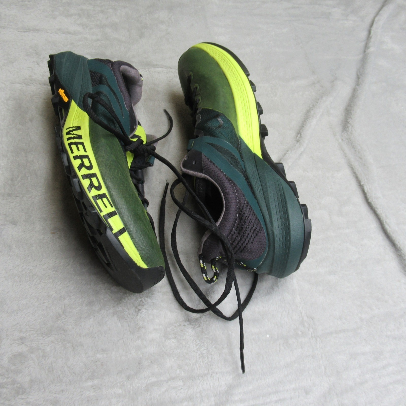 Merrell Womens Trail Running Shoes 10 Green MTL MQM Lightweight Waterproof Hike