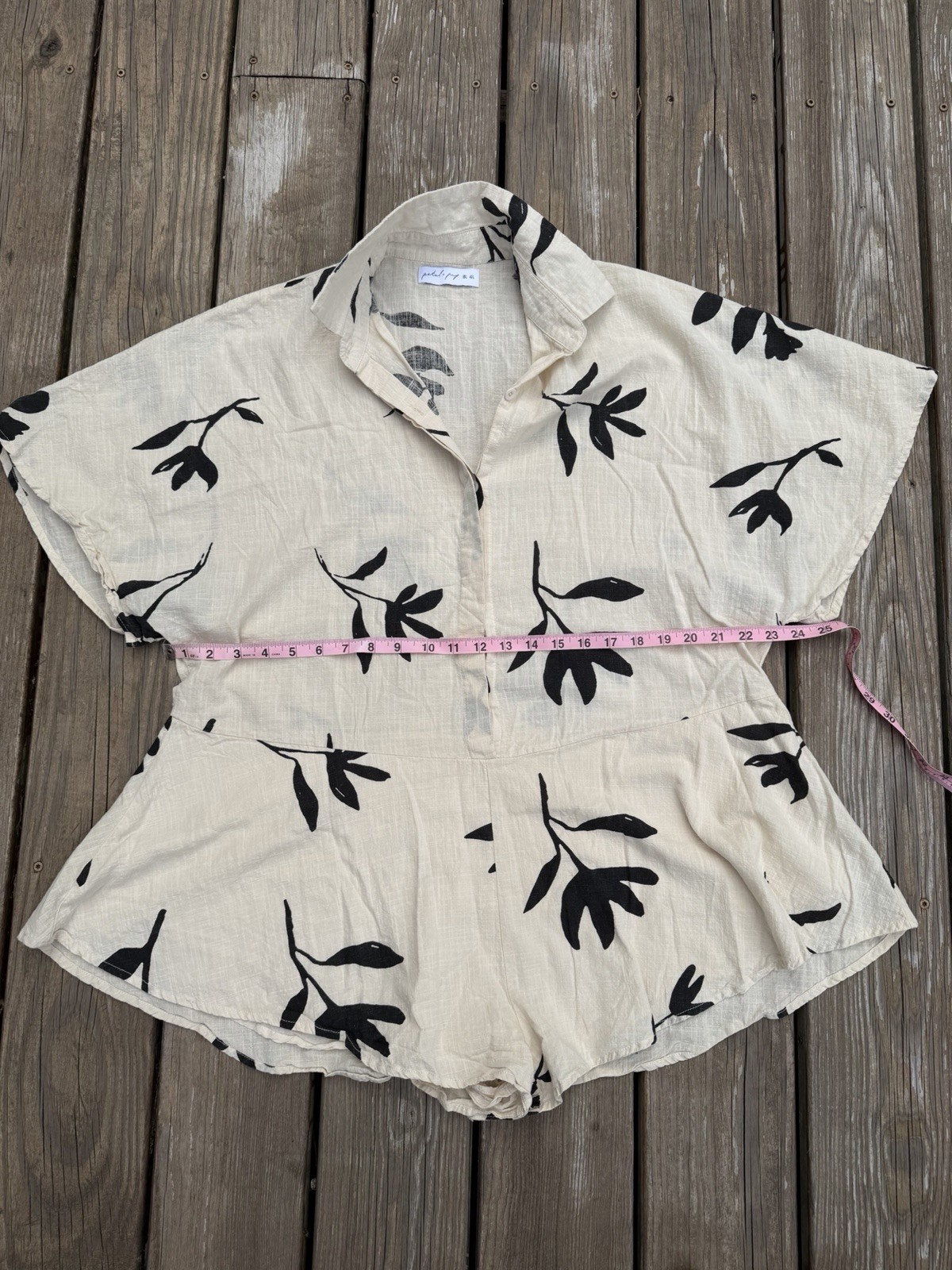 Petal & Pup Sebastian Print Romper Size Large