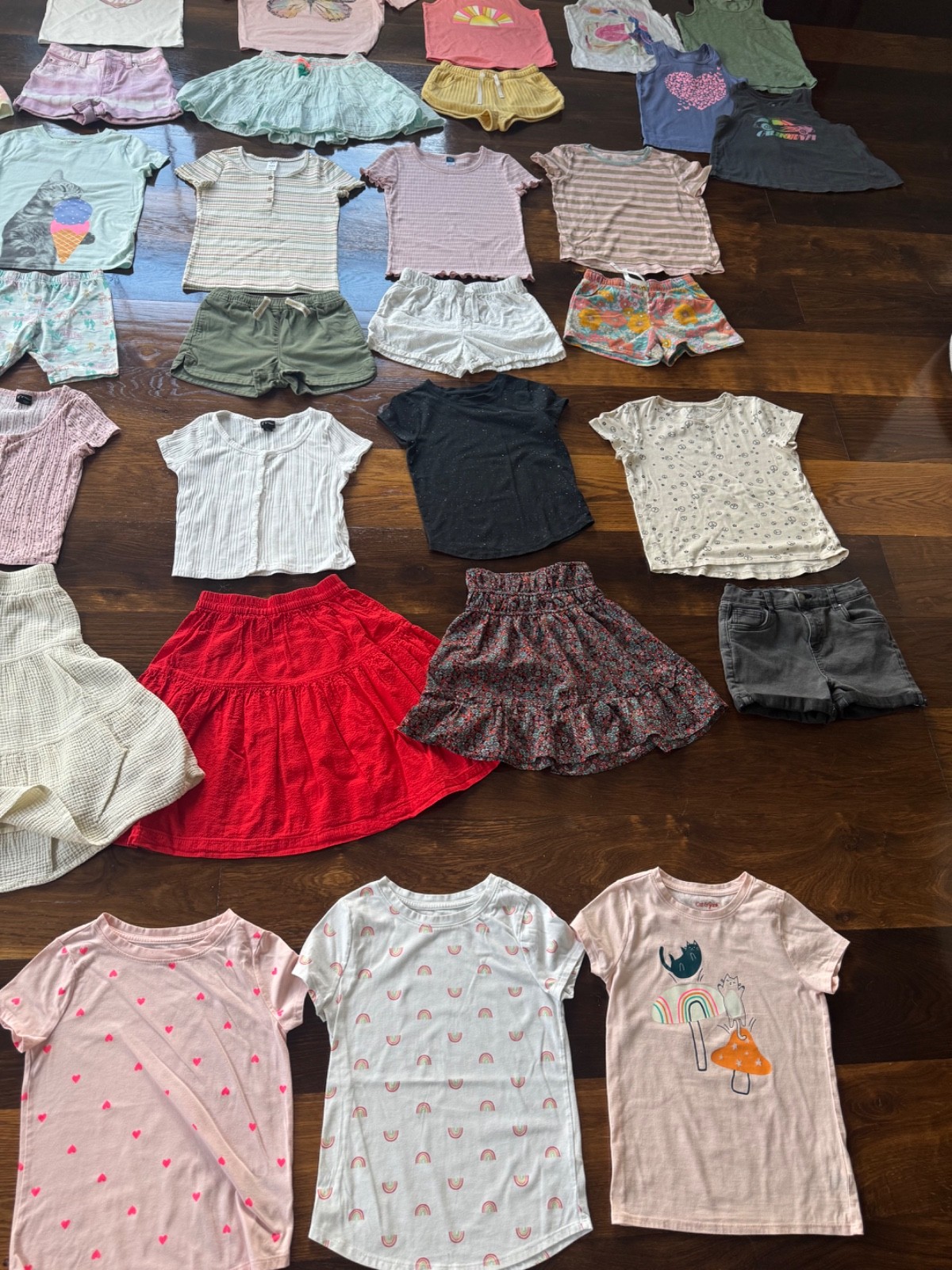 37 Piece Girls Size 7/8 (M) Gap, Crewcuts & Carters Summer Clothes Lot