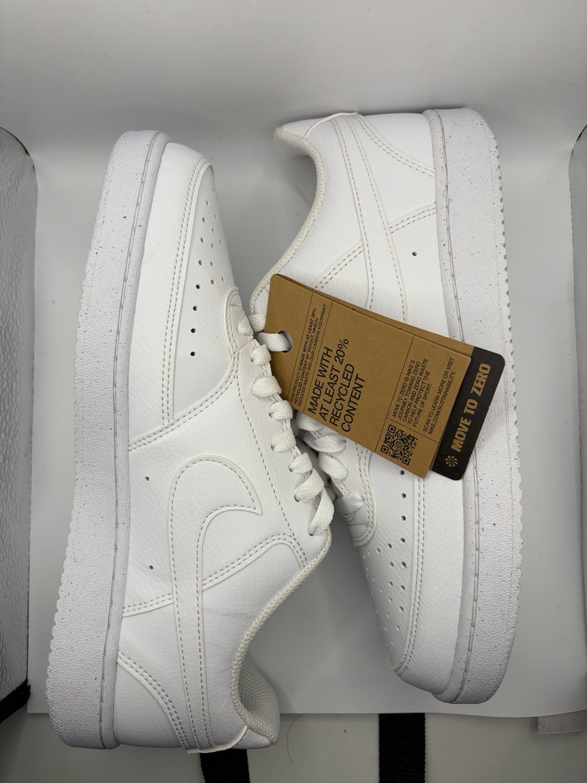 Nike Court Vision Low White Size 8