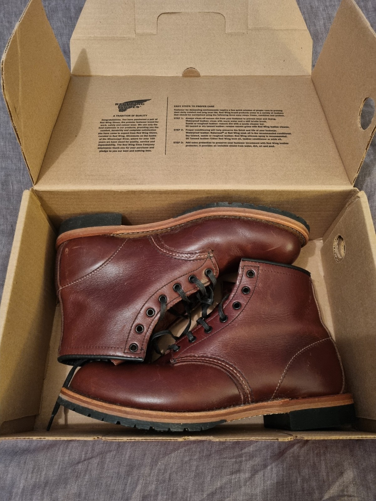 Redwing Heritage Beckman cigar 9016 US8 D vintage