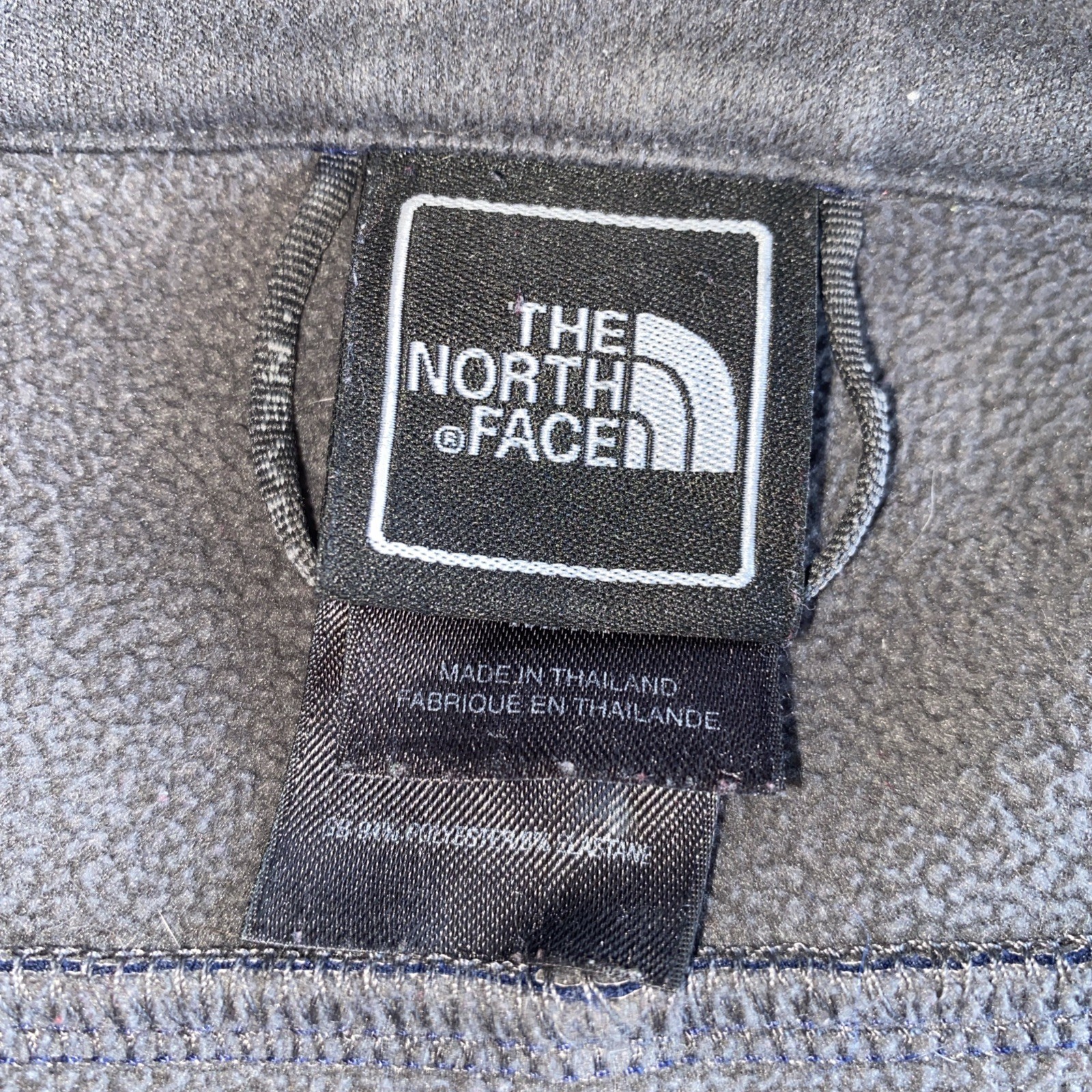 The North Face Men’s Navy Blue Full Zip Apex Lined Jacket Medium