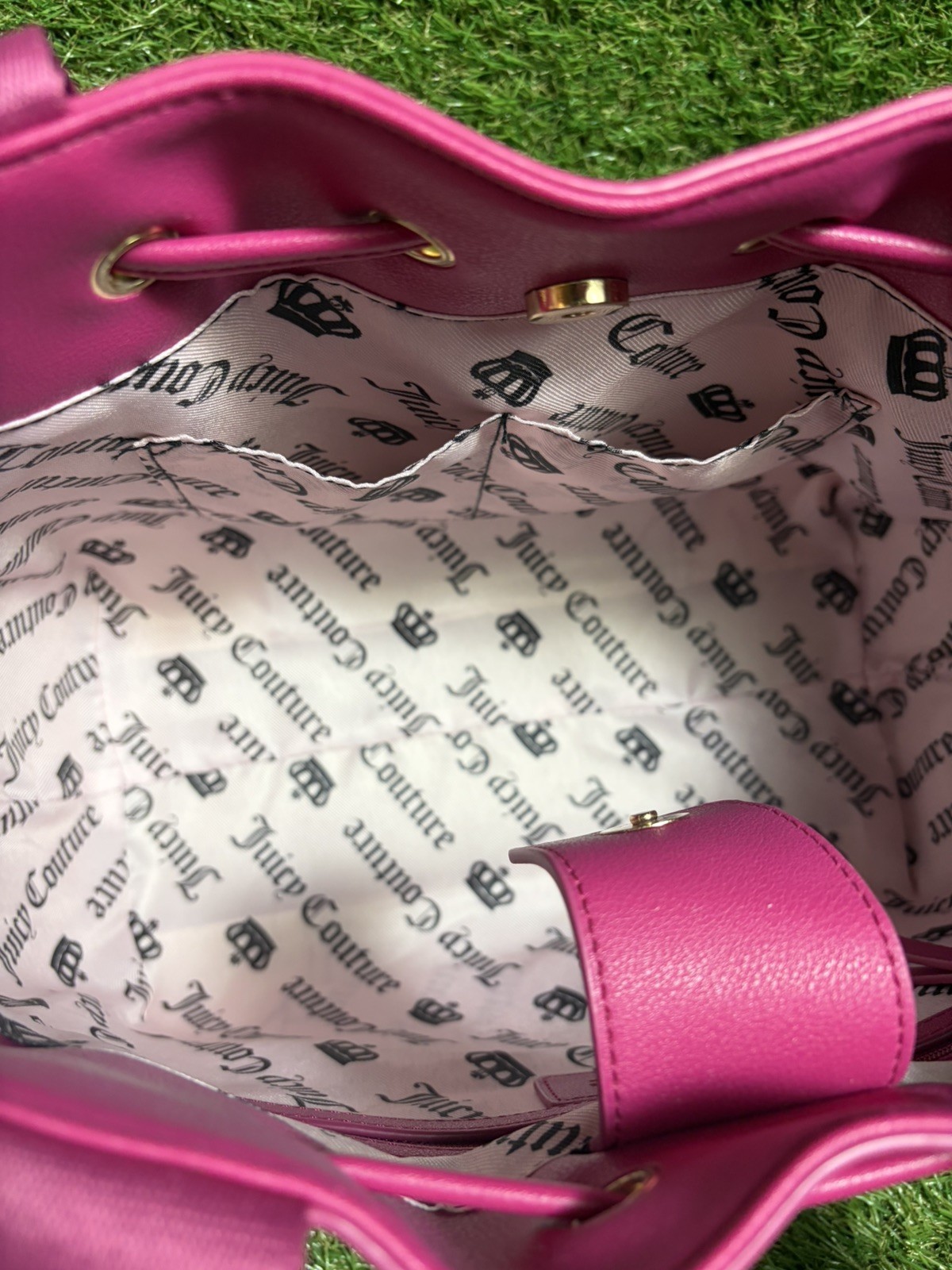 Juicy Couture Sweet Tea Party Tote Bag Pink Clay