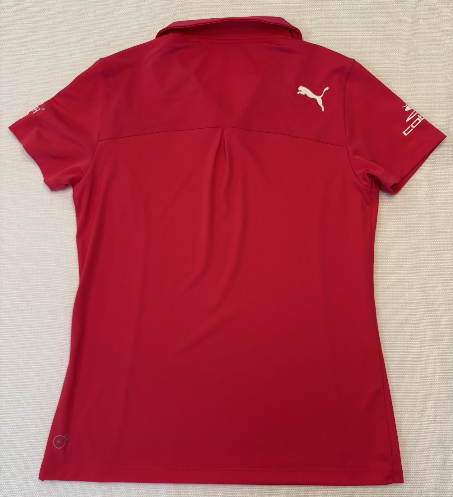Puma PGA Tour Issued Women’s Large Cobra Zurich Sponsorships Pink Golf Polo