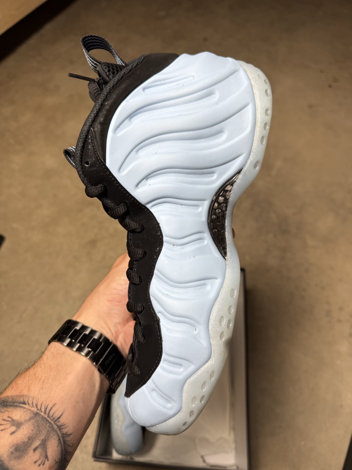 Size 8M/9.5W – Nike Air Foamposite One Psychic Blue HJ6014-400 Pre-Owned