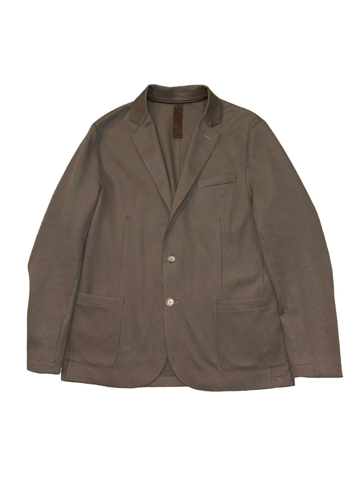Eleventy Real Cut Patch Pocket Jacket Unstructured Blazer cotton Men IT 52 US 42