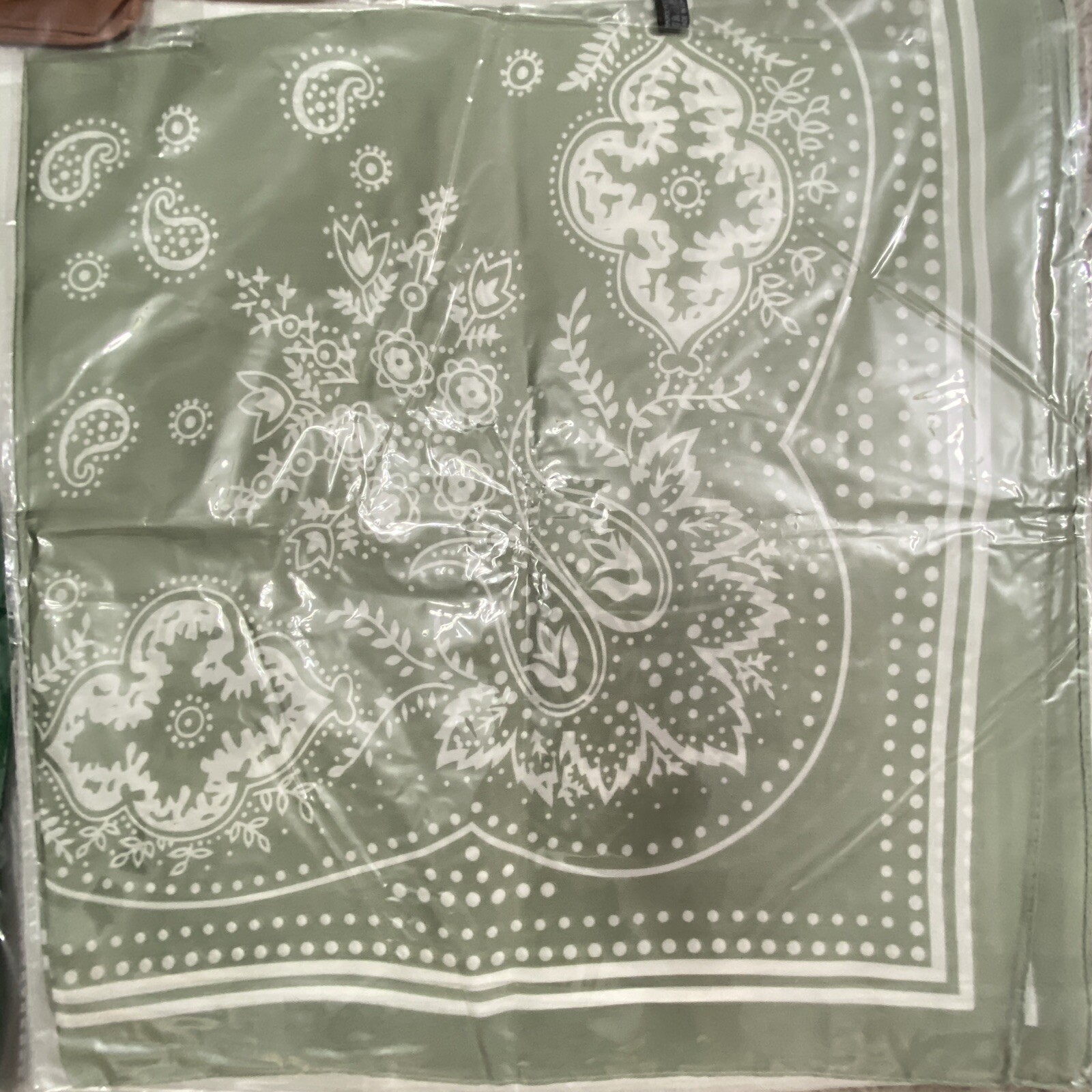 1 Pc Square Satin Scarf Silk Feel Neckerchief Bandanna Head Neck Wrap Floral 27″
