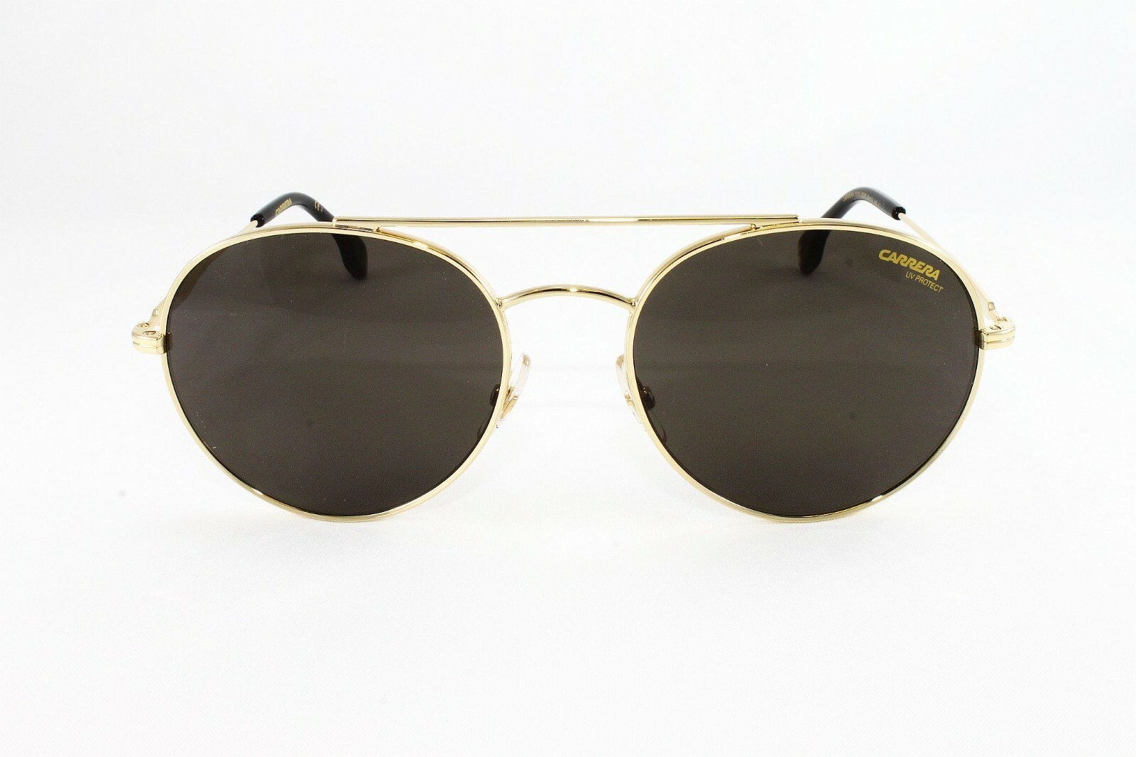 Carrera men’s round Sunglasses CA131S J5G Gold Brown Lens Size 56mm NWT