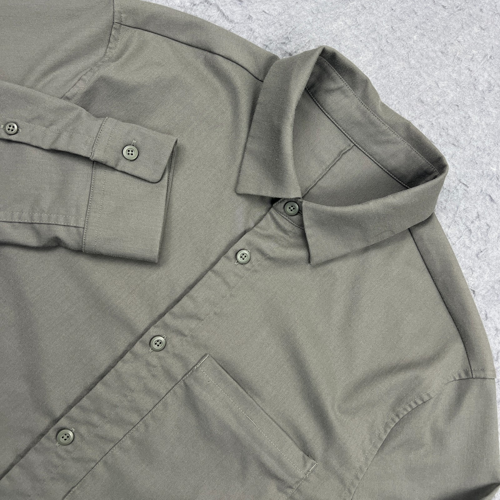 Lululemon Shirt Mens Medium? Gray Commission Button Up Casual Pocket Performance