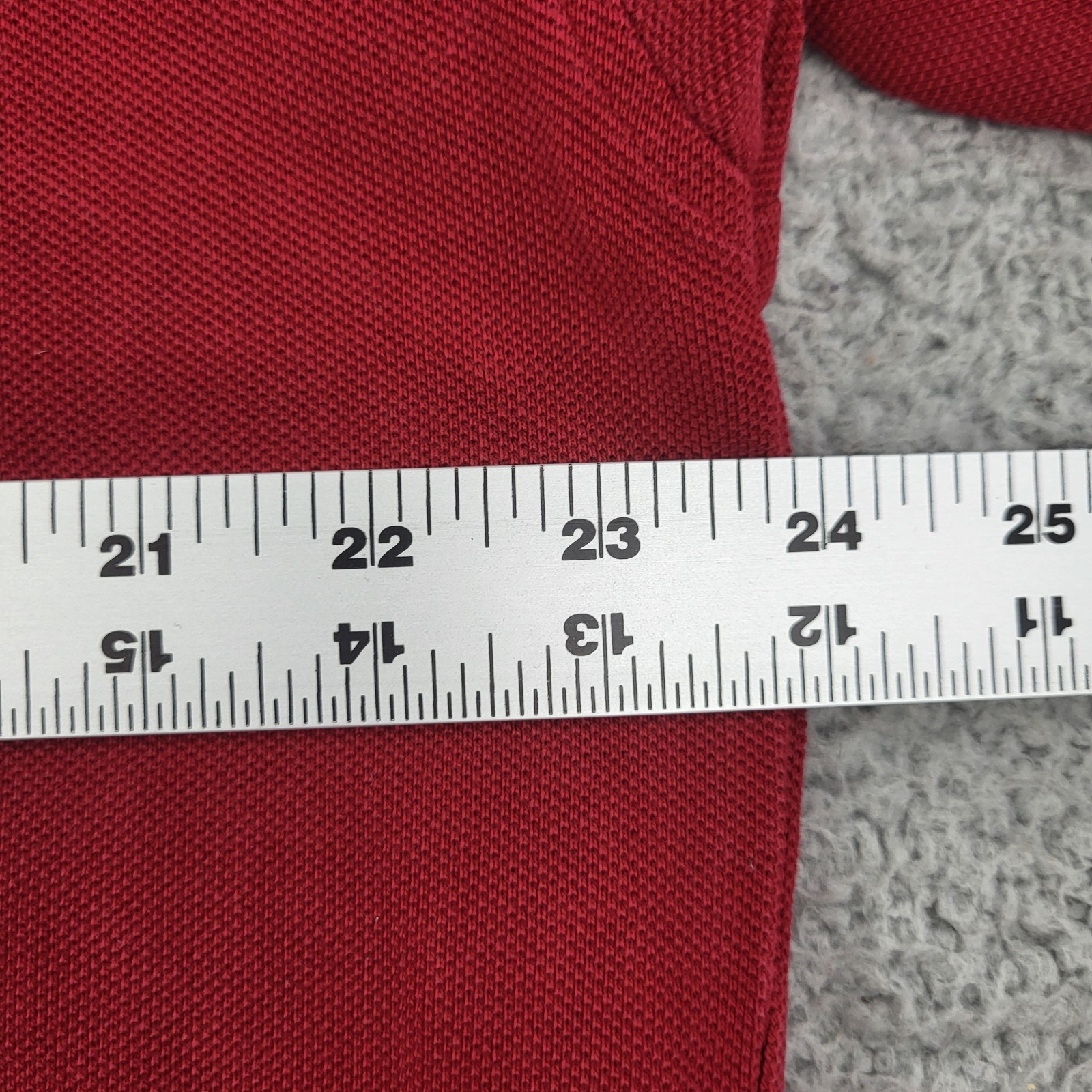Tommy Hilfiger Polo Mens XL Red Embroidery Shirt