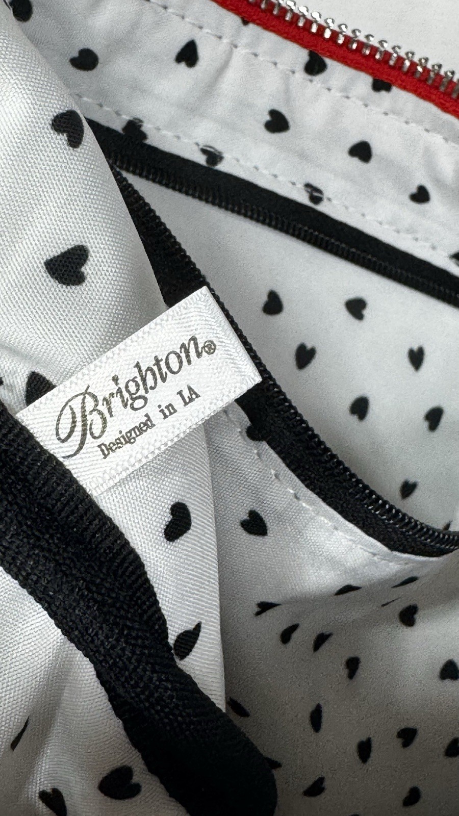 NWT Brighton Spotted Love Swing Bag Leopard Print Nylon Crossbody Crescent