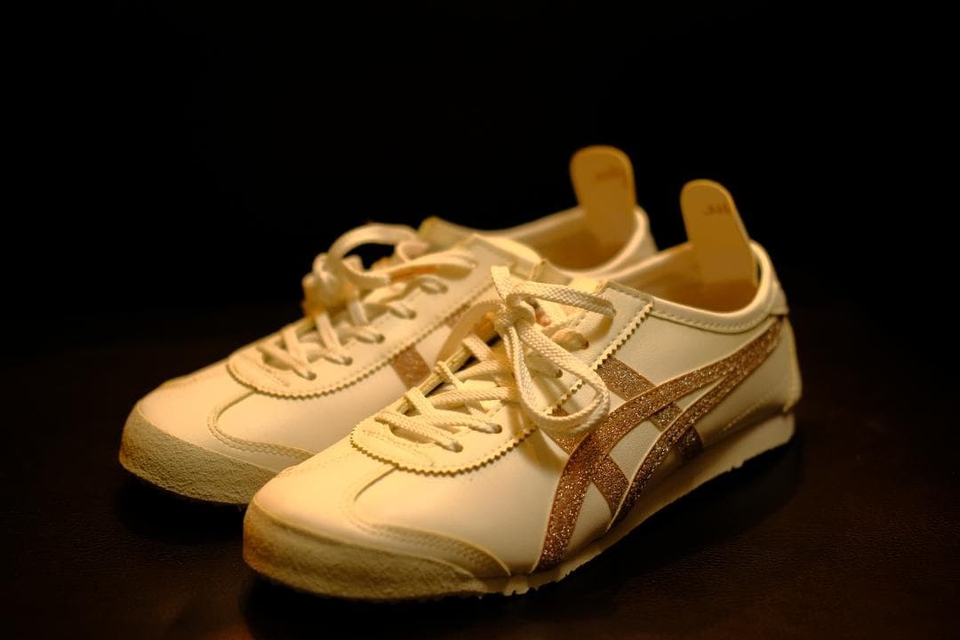 Onitsuka Tiger Mexico 66 White Rose Gold Unused Men 5.0 US