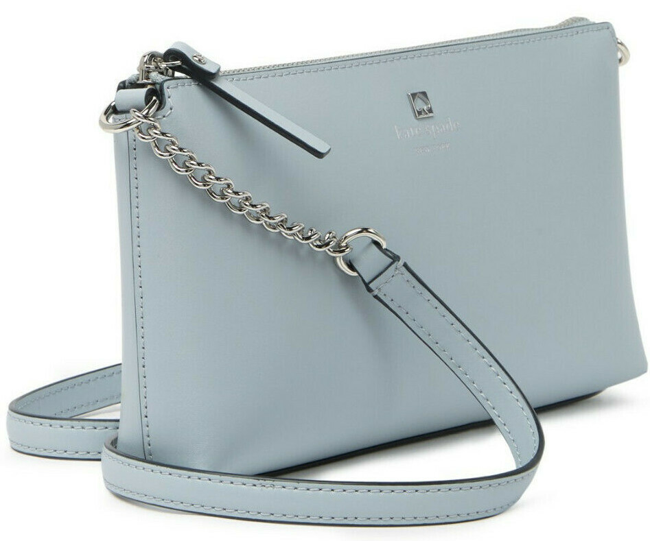Kate Spade Declan Chain Crossbody Blue Smooth Leather WKRU6081 NWT $248 Retail