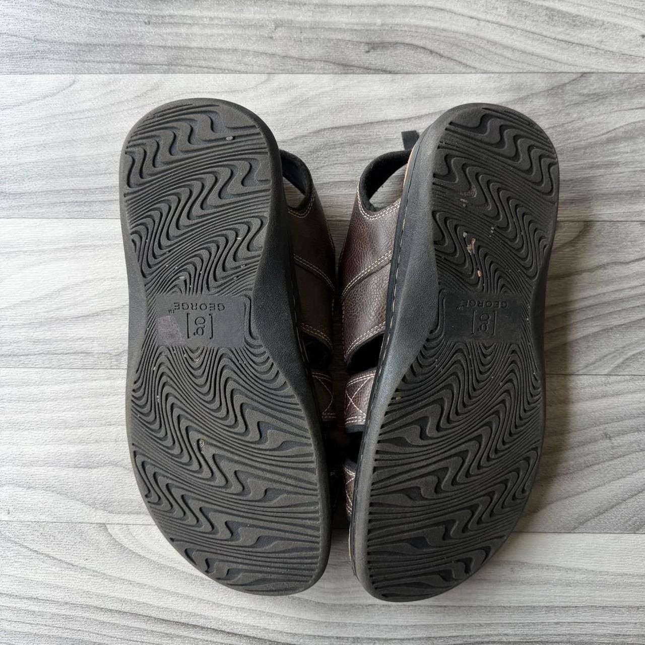 George Y2K Brown Fisherman Sandals