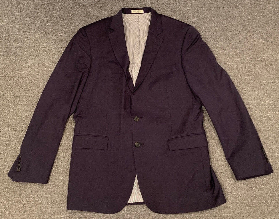 Todd Snyder New York Mayfair Fit Suit Jacket Sz 40R Wool Blazer Navy Blue USA