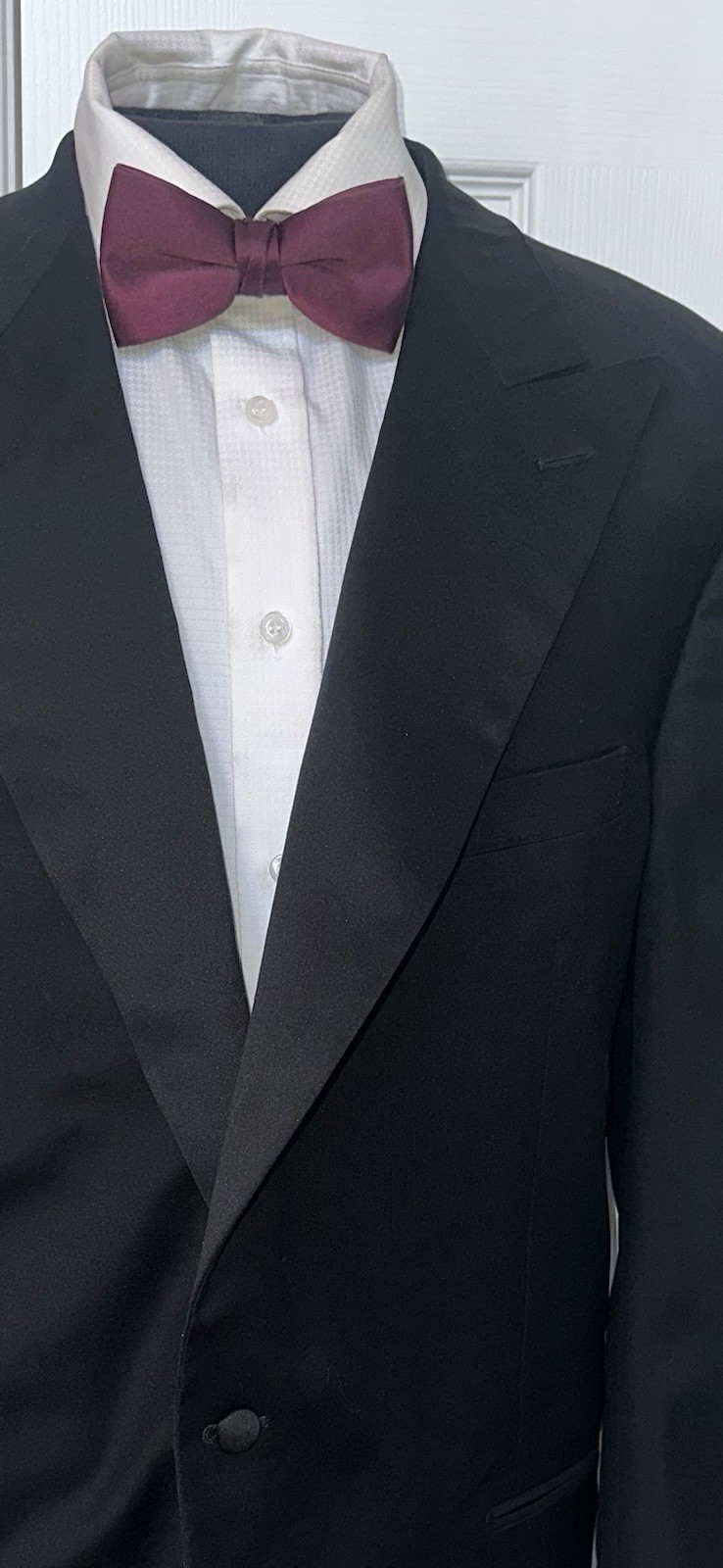 Superb Ermenegildo Zegna One Button Peak Lapels Men Tuxedo Jacket 50 R