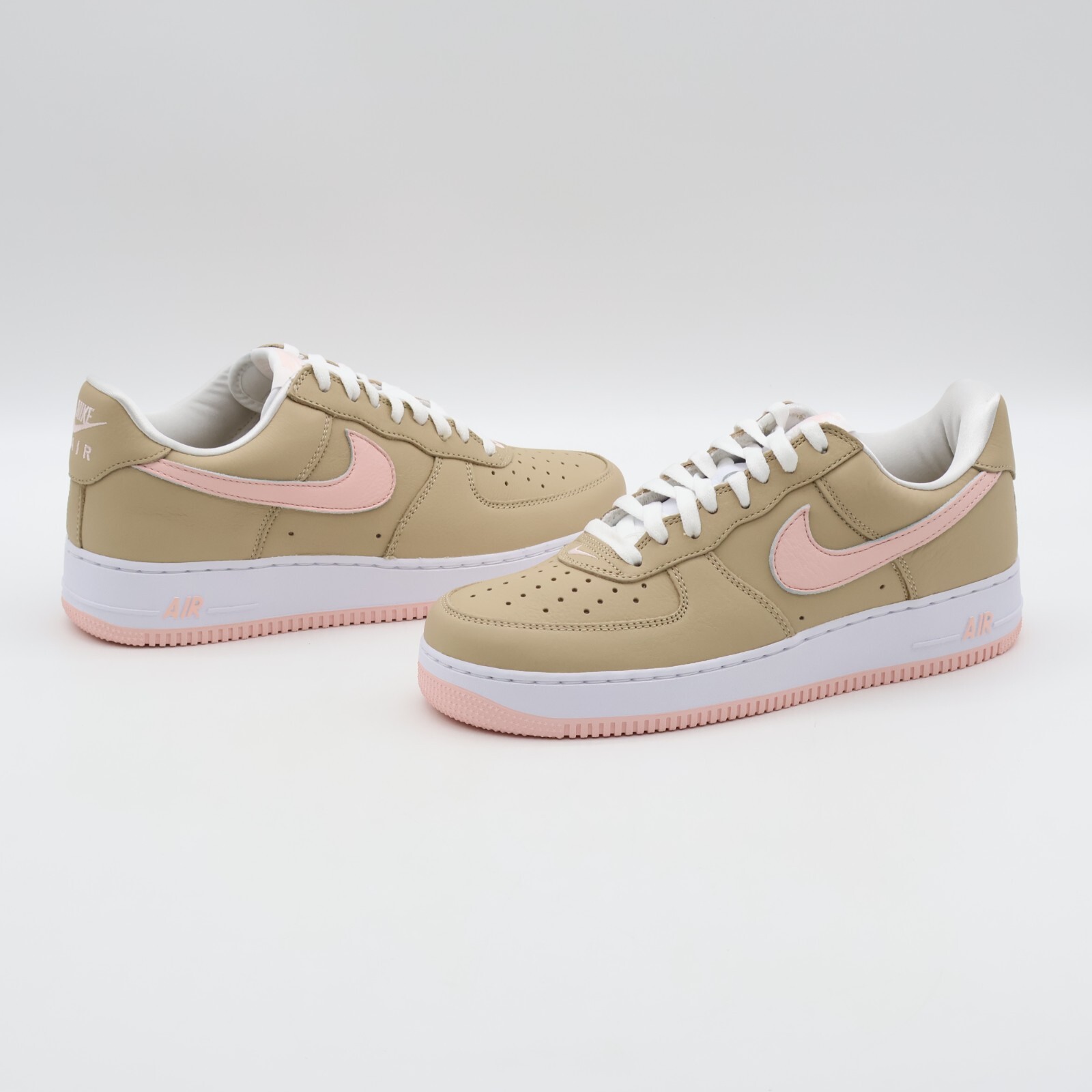 845053-201 Nike Air Force 1 Low Retro Linen Atmosphere True White Pink (Men’s)
