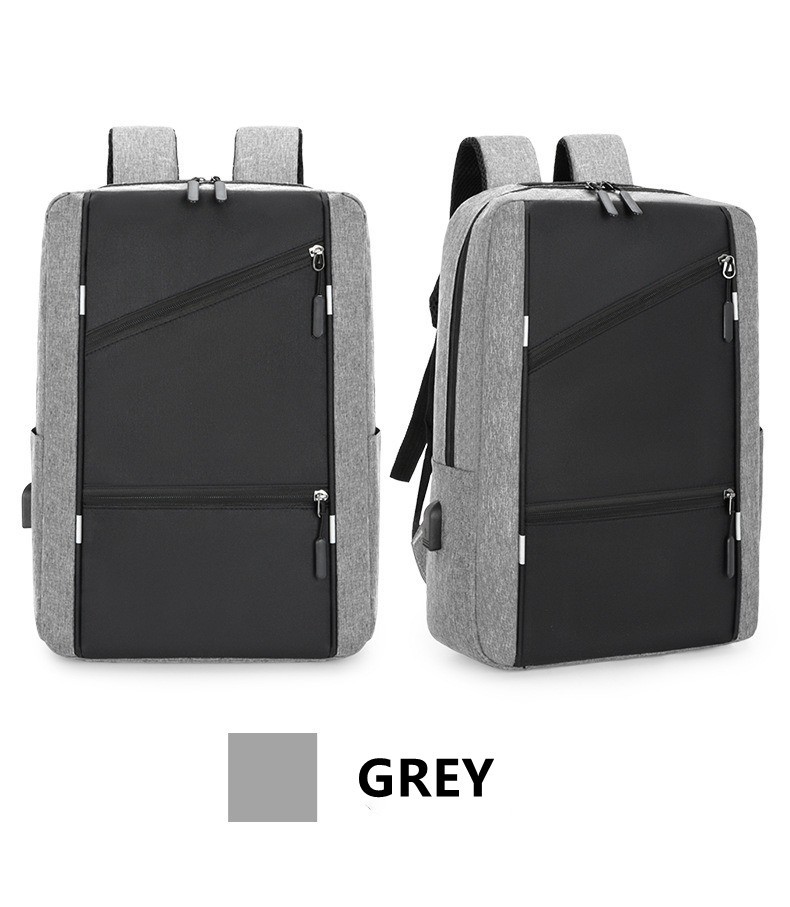 Blue Business Laptop Waterproof Backpack Set Travel College School Bag