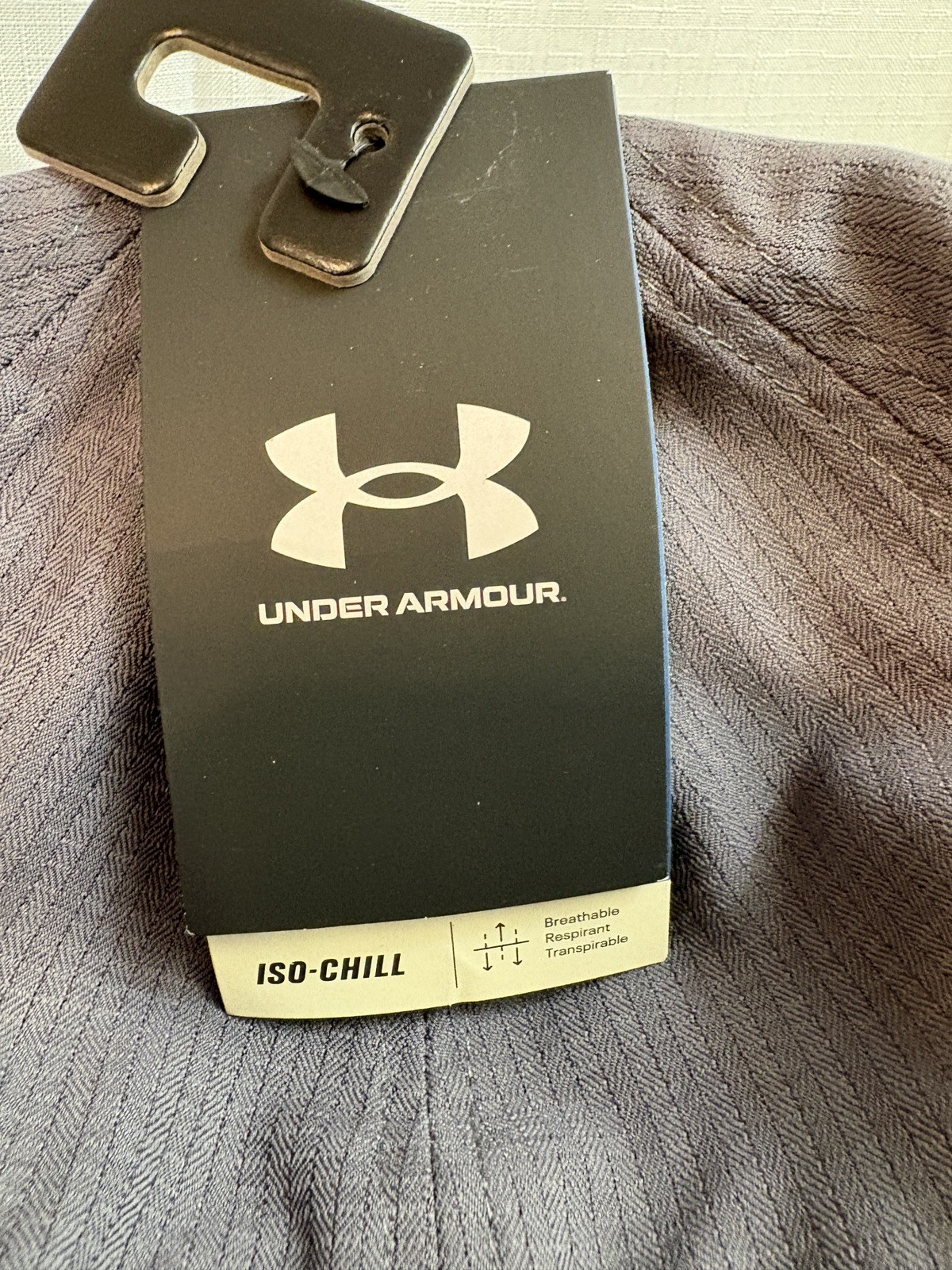 Under Armour Hat Iso-Chill Baseball Cap Gray 1383438 S/M NWT
