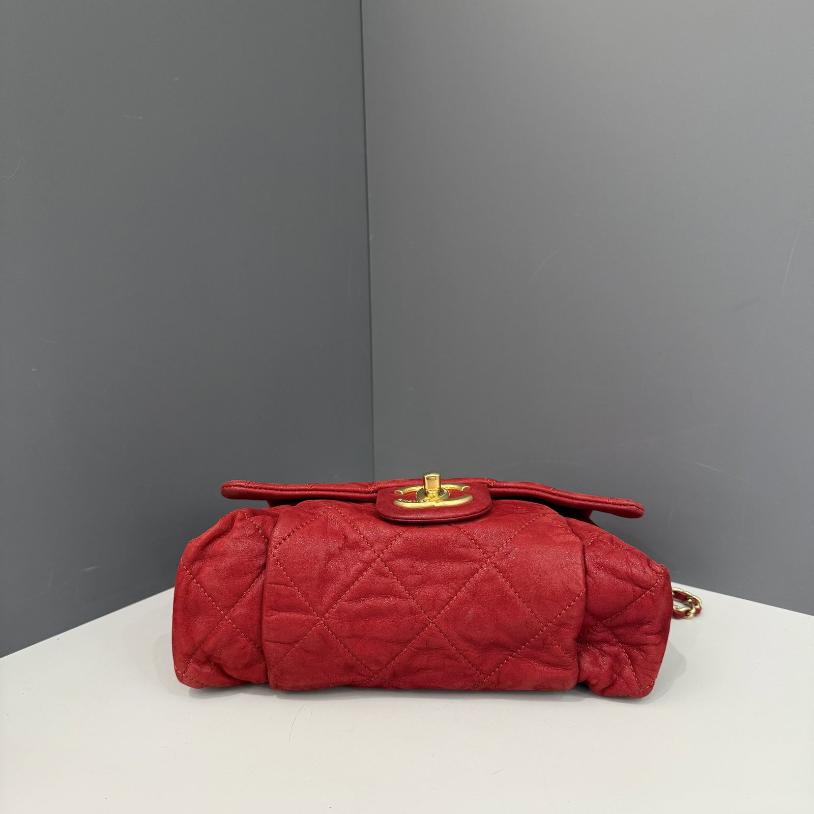 Chanel Quilted Flap Bag Red Calfskin (rg030926a2)