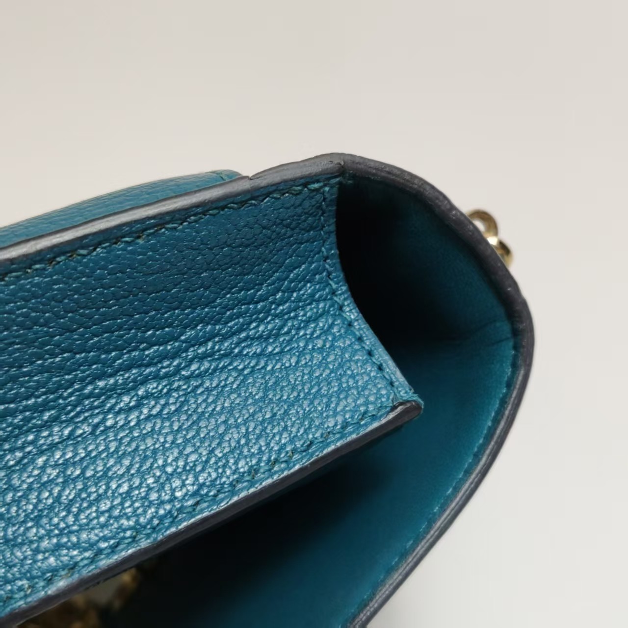 Hermes Verrou Mini 17 Chevre Mysore Vert Bosphore W0 Green GoldHardware GHW Auth