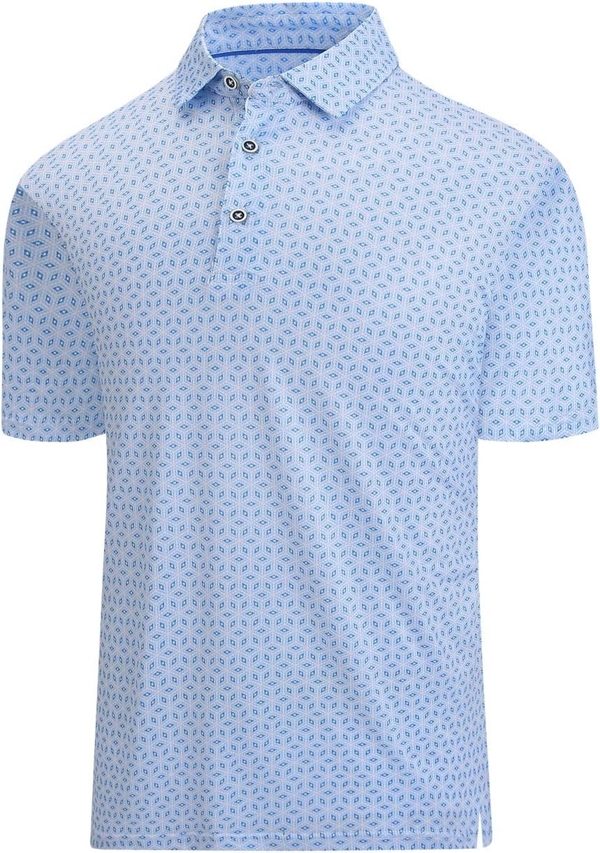 Men’s Dry Fit Golf Polo Shirt – Moisture Wicking Performance Short Sleeve Tee