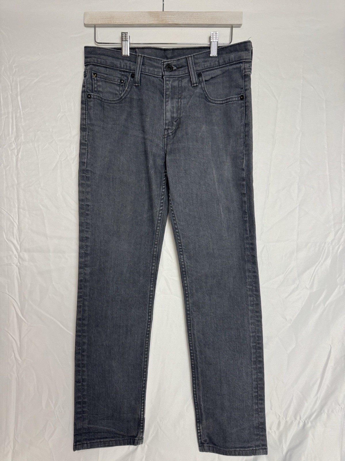 Levi Strauss & Co. Slim Straight Gray Denim Jeans Men Levi’s 500 Series