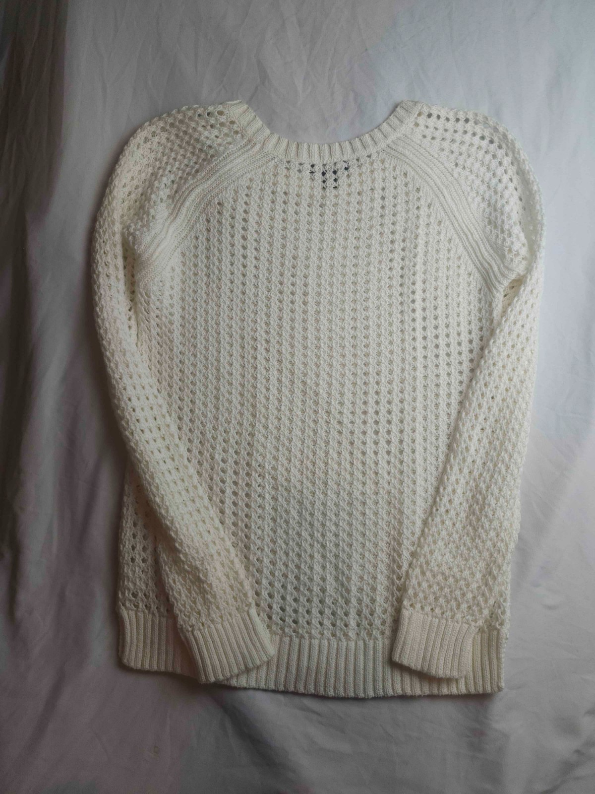 a.n.a A New Approach Sweater Womens M Beige Boho Chic Beach Lightweight Layering