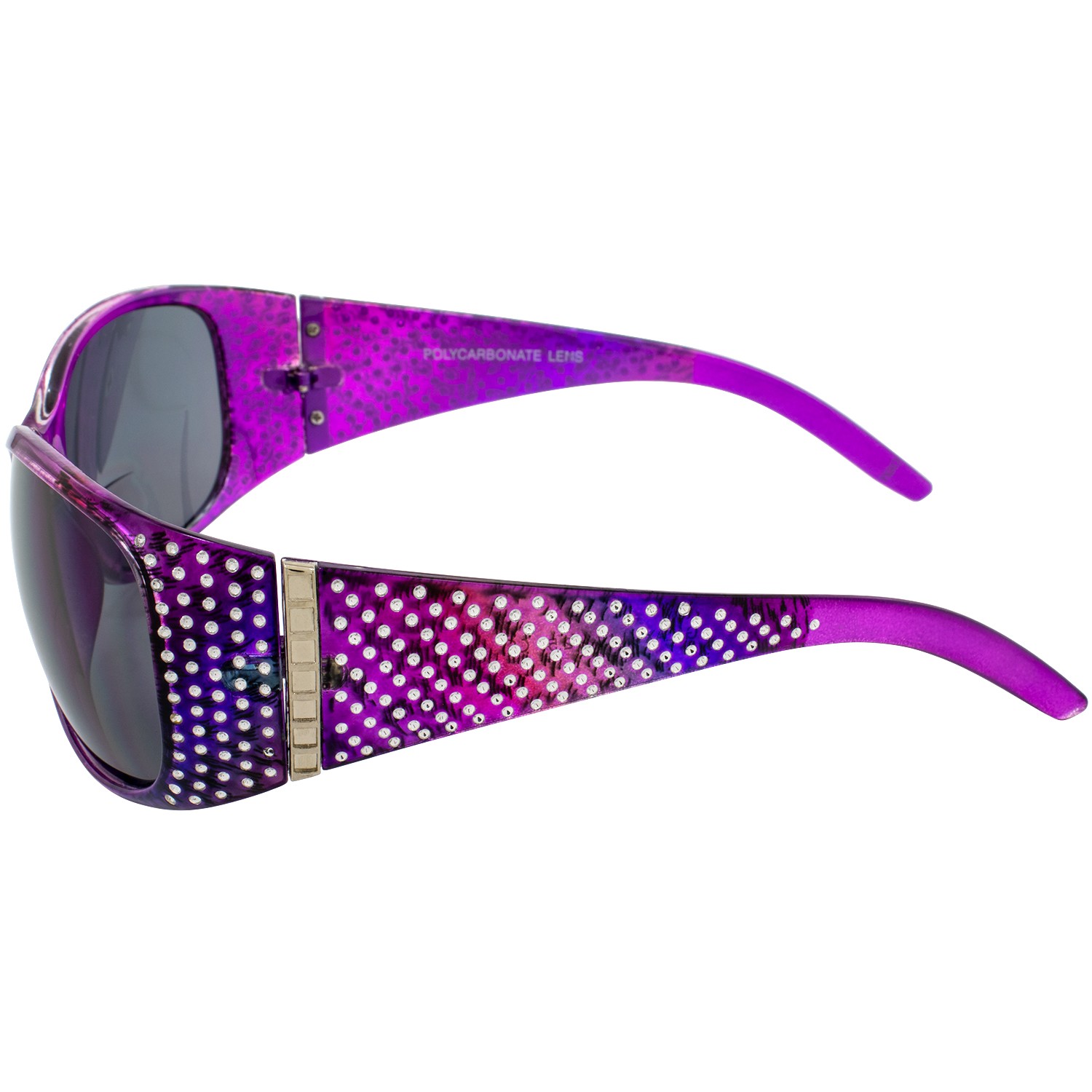 2 Global Vision Galaxy 2.0 Bifocal Sunglasses Black & Lavender Frames Smoke Lens