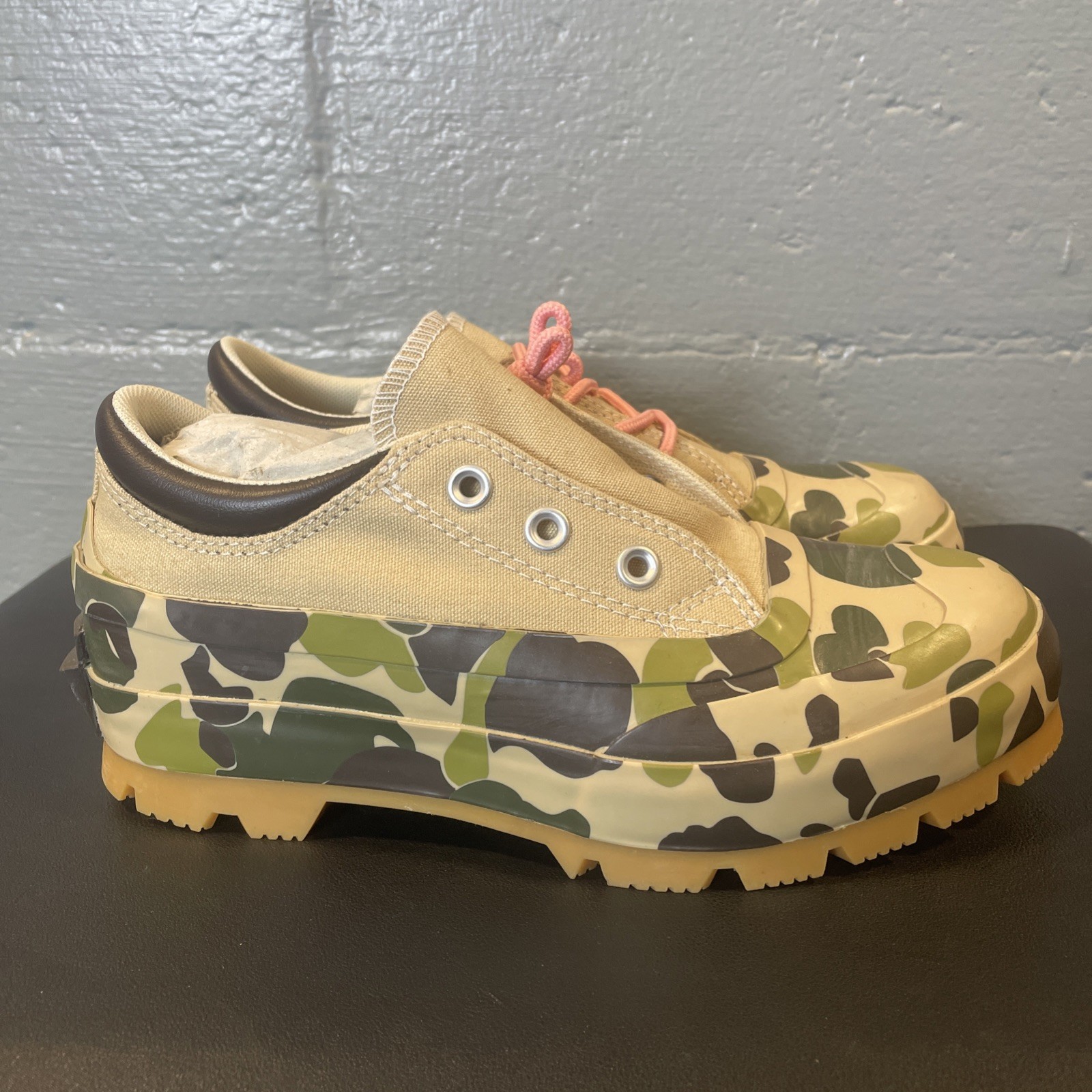 eBay 1/1 RARE Camo Converse All Star Rain Shoe “Not For Resale” Unisex Size 5