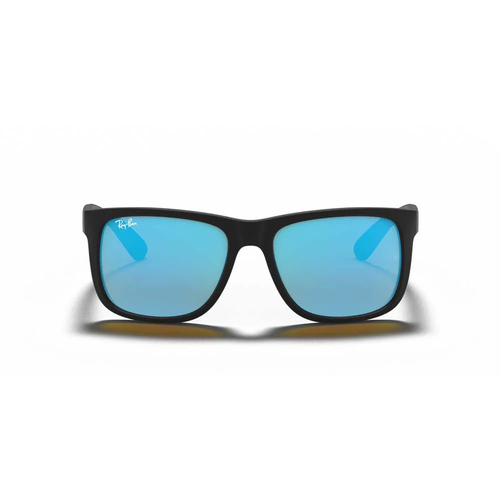 Ray-Ban Justin Color Mix 54-16 Sunglasses – Matte Black Frame – Blue Lenses