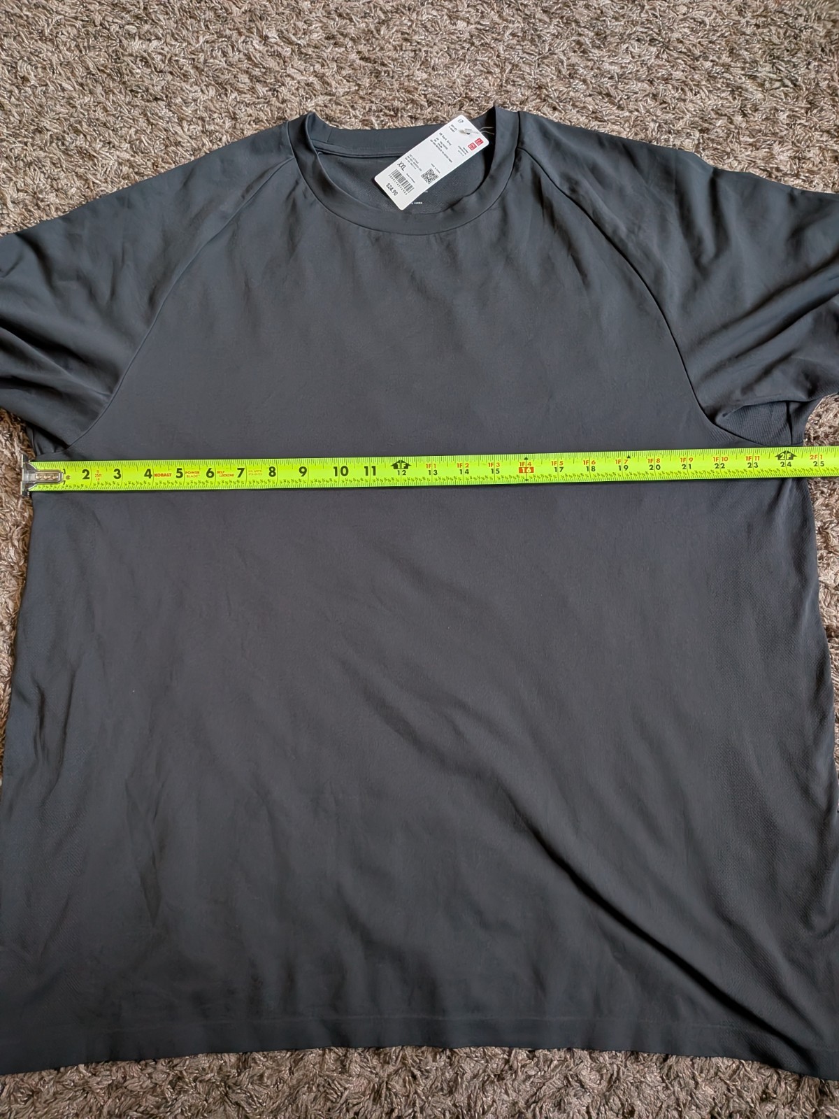 NWT Uniqlo Dark Gray + Gray Heather Dry-Ex Performance Shirts Lot of 3 Men’s XXL